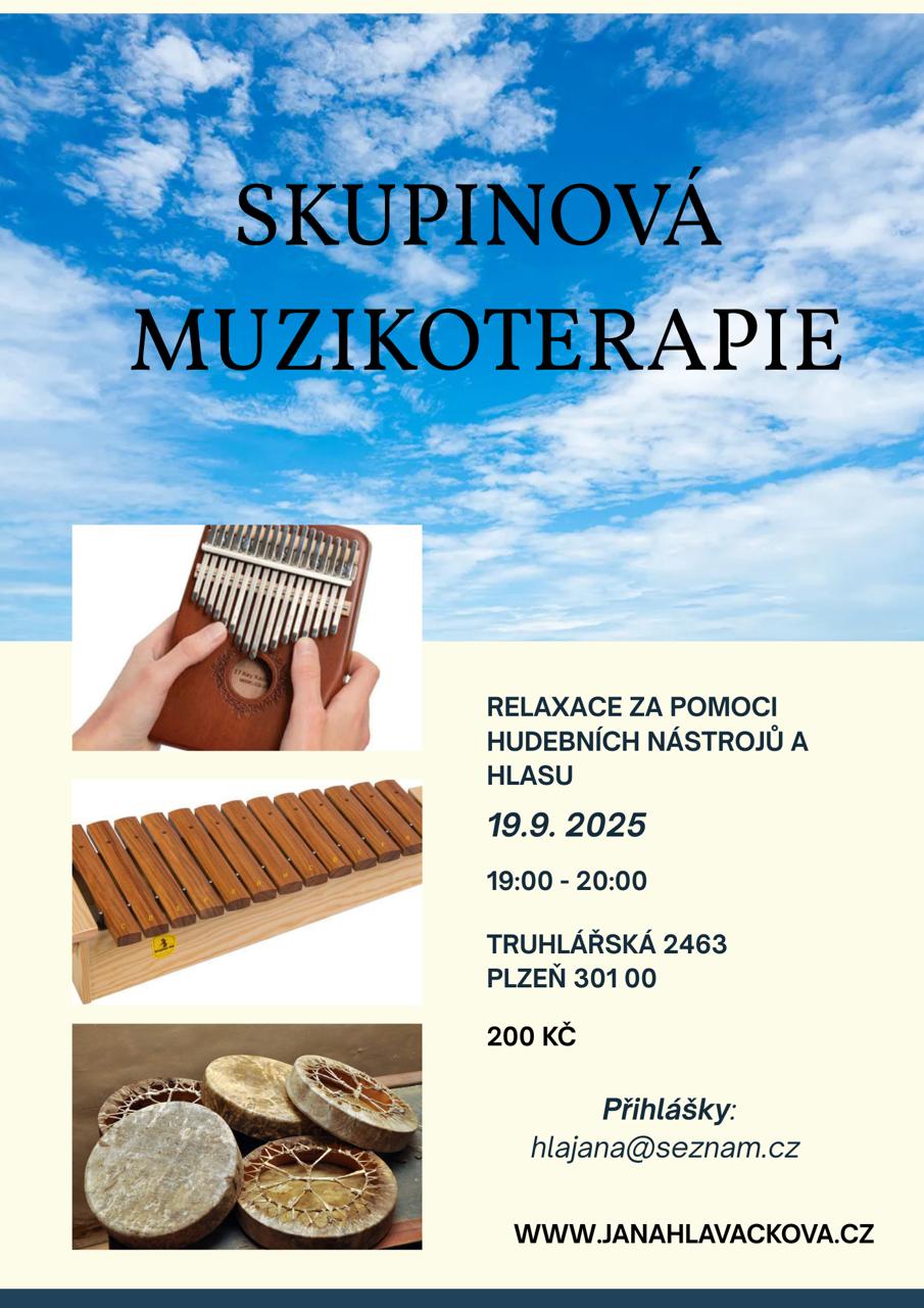 Muzikoterapie plakát Muziko-terapie